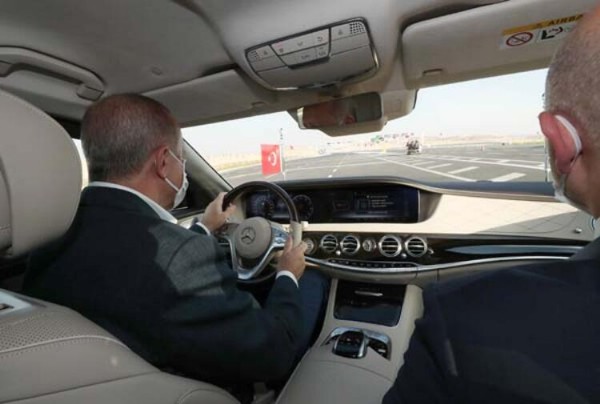 Ankara'da büyük gün! Test sürüşünü bizzat Cumhurbaşkanı Erdoğan yaptı