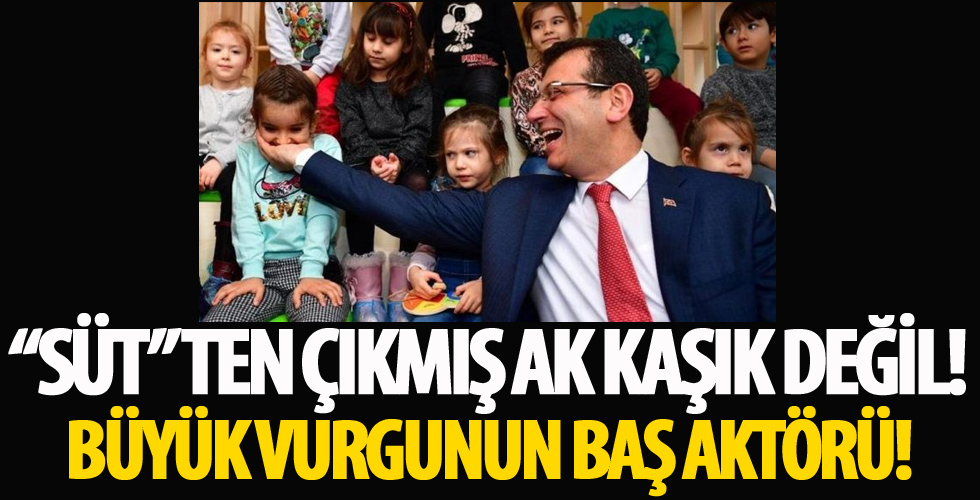 CHP’li İmamoğlu’na söyleyin: Bunu yapan Tosun!