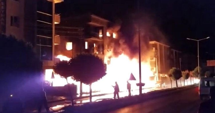 İzmir'de korkunç yangın!