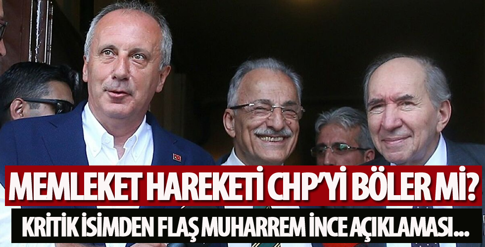 CHP'nin kritik ismi Murat Karayalçın'dan flaş Muharrem İnce açıklaması!