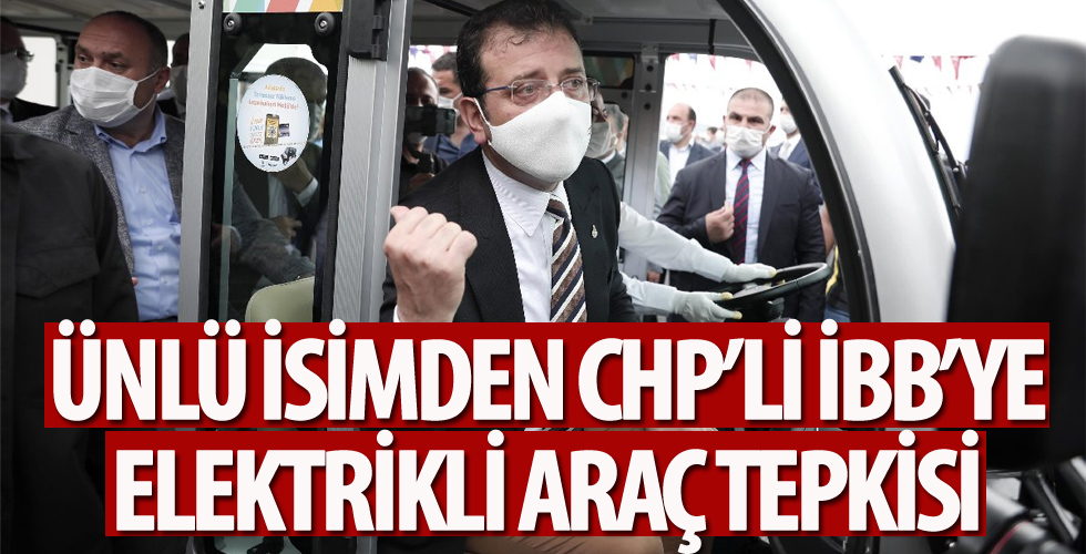 Ünlü isimden CHP'li İBB'ye sert tepki