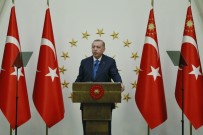 Cumhurbaşkanı Erdoğan, AB Konseyi Başkanı Charles Michel İle Görüştü