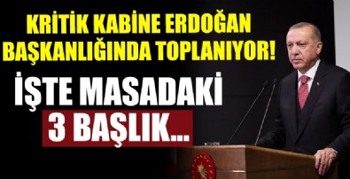 Başkan Erdoğan başkanlığında toplanıyor!