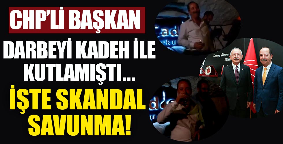 Darbeyi kadehle kutlamıştı!