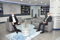 Eski Bakan'dan Başkan Özlü'ye Ziyaret