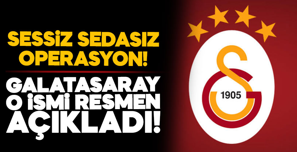 Galatasaray resmen duyurdu!