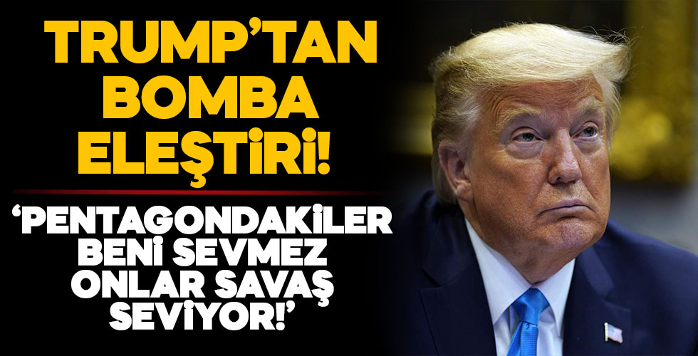 Trump'tan bomba açıklama!