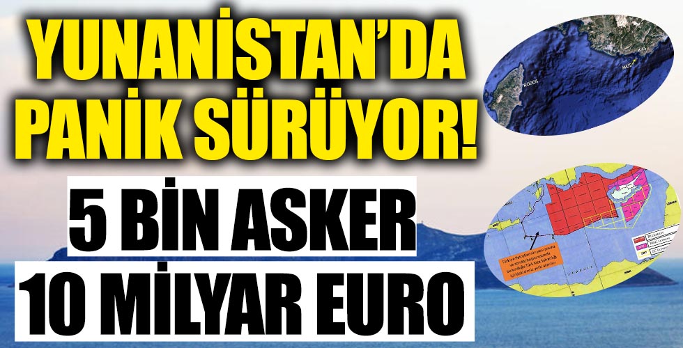 Yunanistan'da panik büyüyor!