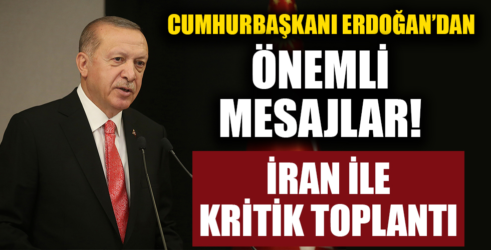 Başkan Erdoğan'dan Türkiye-İran Yüksek Düzeyli İşbirliği Konseyi 6. Toplantısı'nda flaş açıklamalar