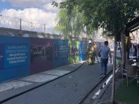 Bitmek Bilmeyen Otopark İnşaatında Yangın Çıktı