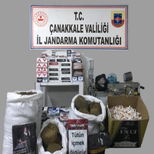 Çanakkale'de Kaçak Tütün Operasyonu