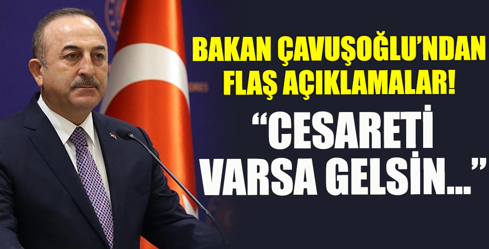 Dışişleri Bakanı Mevlüt Çavuşoğlu'ndan Doğu Akdeniz açıklaması