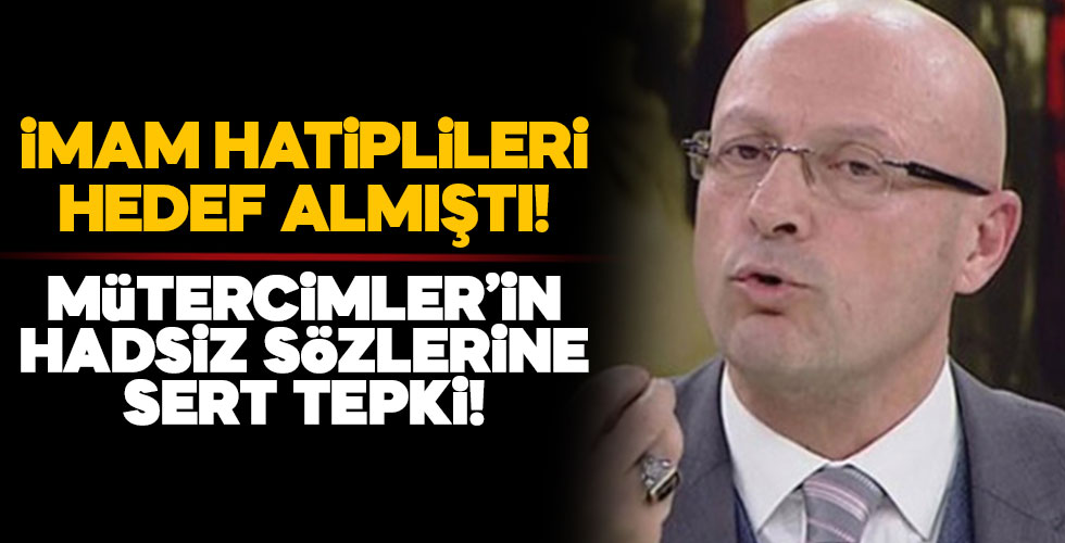 Erol Mütercimler'in hadsiz sözlerine sert tepki!