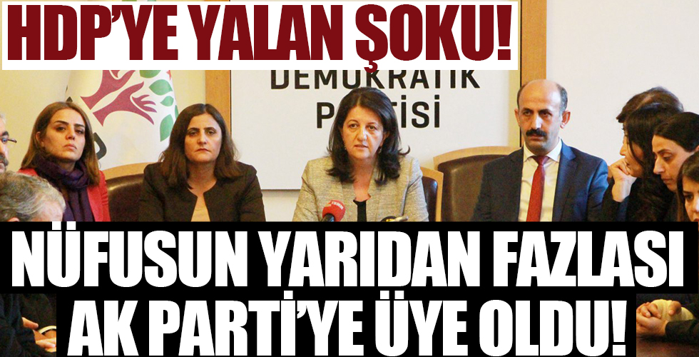 HDP'ye şok! Yalanı ortaya çıktı
