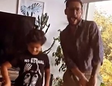 MasterChef'in sevilen ismi Danilo Zanna ile oğlu Zeno'dan dans videosu!