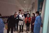 DÜ Hastanesi Başhekimi Akdağ'dan Sağlık Çalışanlarına Yeni Yıl Ziyareti Haberi