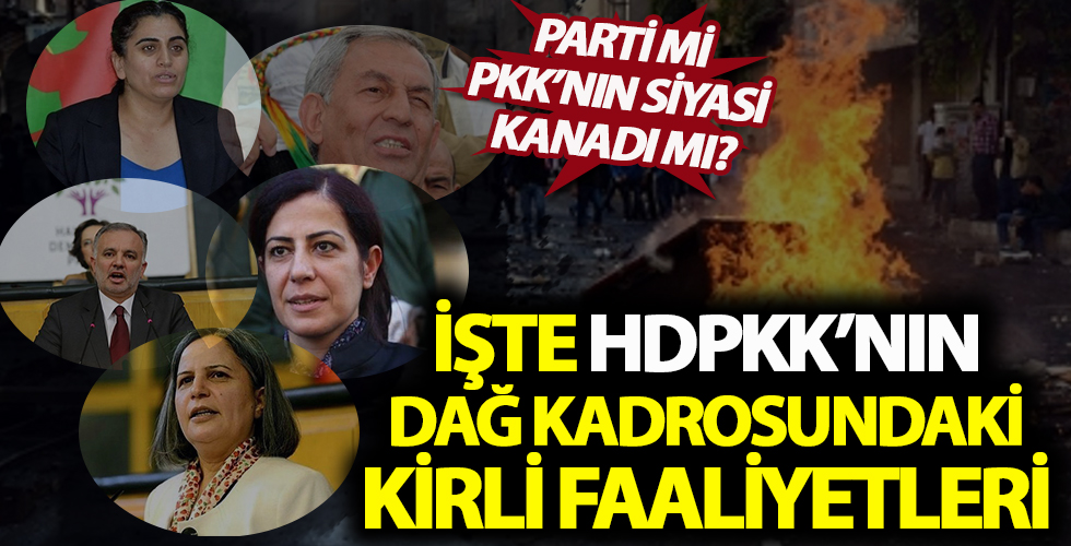 HDP’lilerin dağ kadrosundaki kirli faaliyetleri ortaya çıktı!