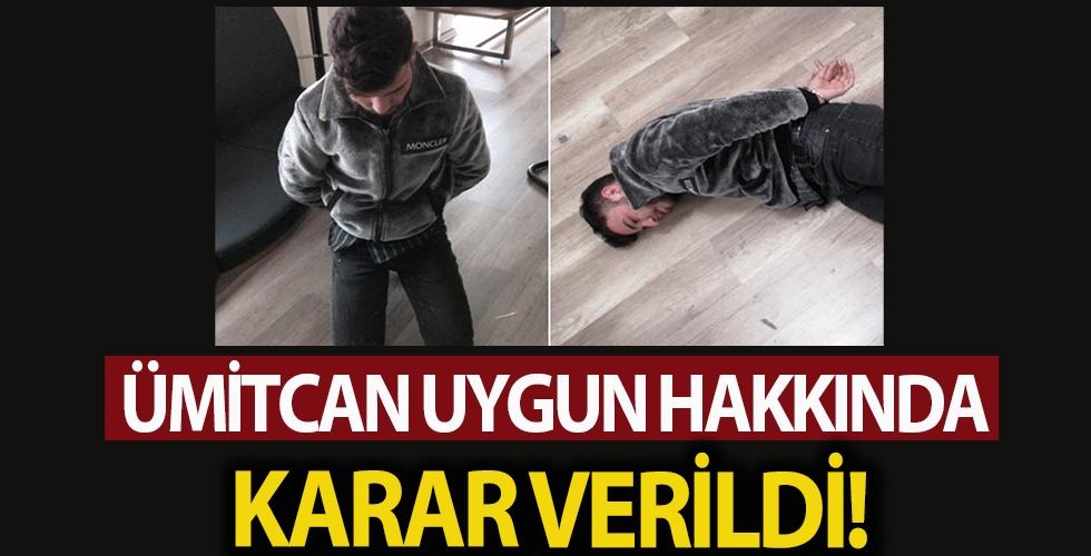 Aleyna Çakır davasında adı geçen Ümitcan Uygun hakkında flaş gelişme