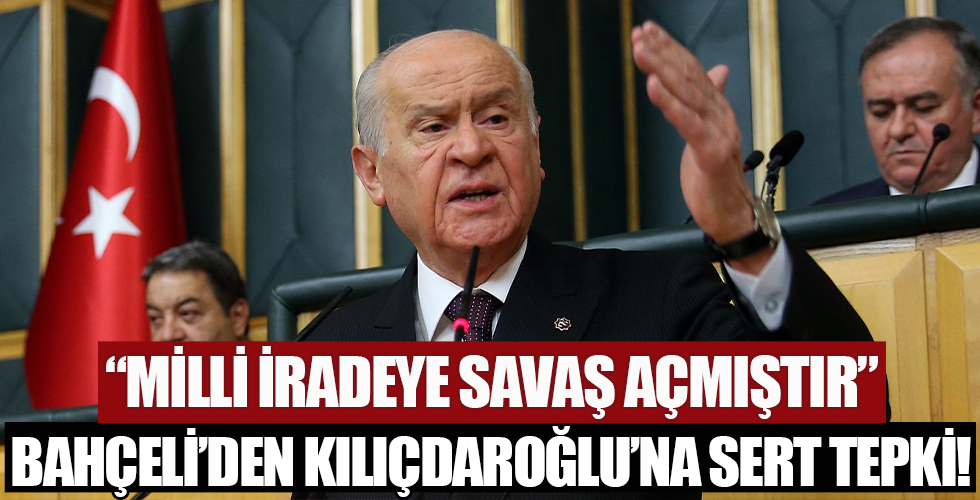 MHP Genel Başkanı Bahçeli'den Kılıçdaroğlu'nun 'sözde cumhurbaşkanı' sözlerine tepki