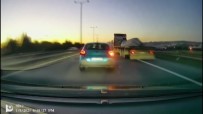 TEM Otoyolunda Hatalı Sollama Neredeyse Faciaya Neden Oluyordu