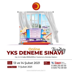 Kastamonu Belediyesi Öğrenciler İçin Online Deneme Sınavı Yapacak