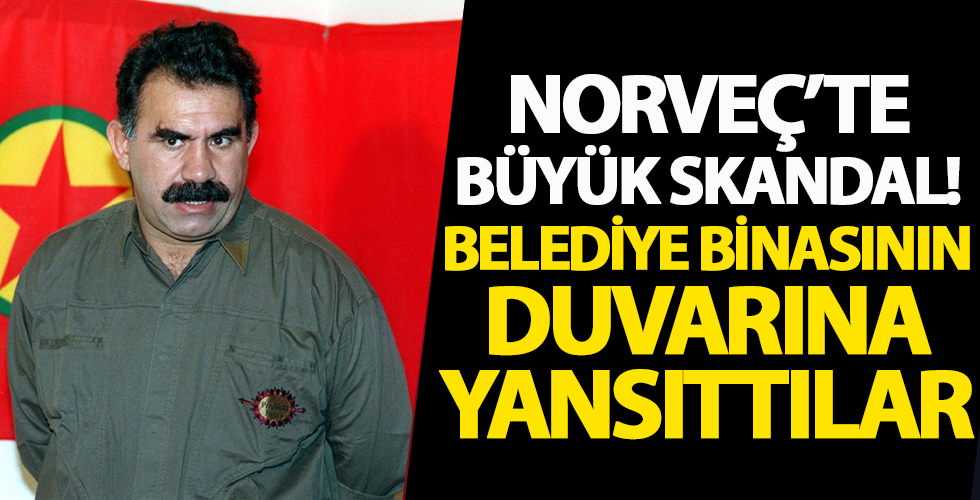 Norveç'te büyük skandal! Belediye binasının duvarında...