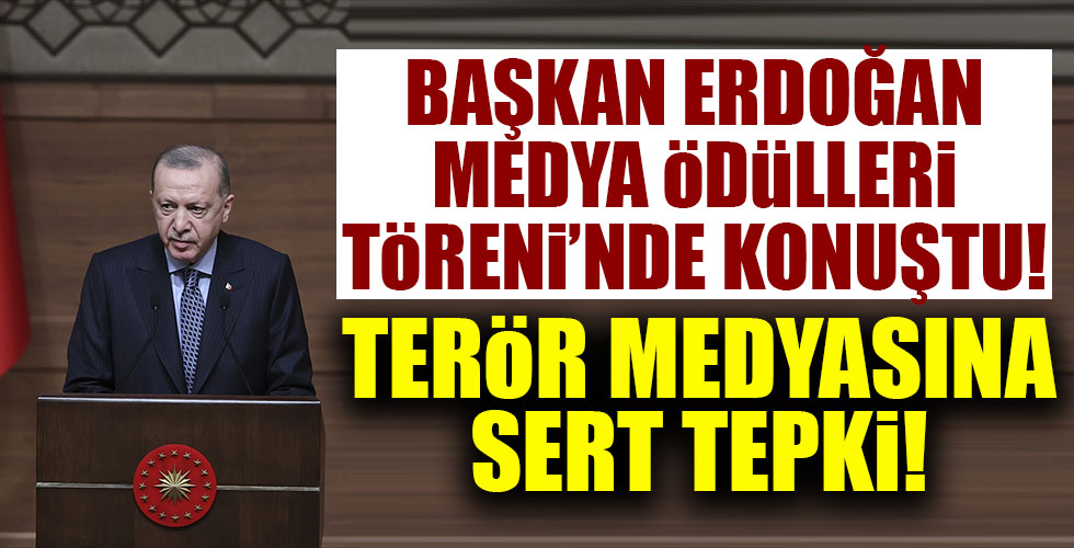 Başkan Erdoğan Medya Oscarları Ödül Töreni'nde konuştu!