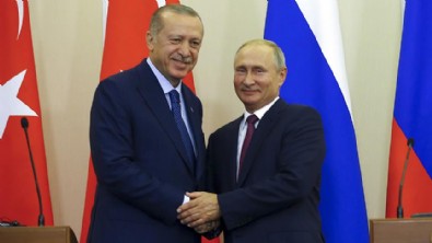 Erdoğan Putin'le görüştü