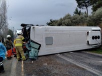 Kemalpaşa Belediyesi'nin Servis Aracı Kaza Yaptı Açıklaması 4 Yaralı Haberi