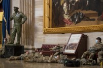 Washington DC'de Biden'ın Yemin Törenine Sayılı Günler Kala Çalışmalar Devam Ediyor