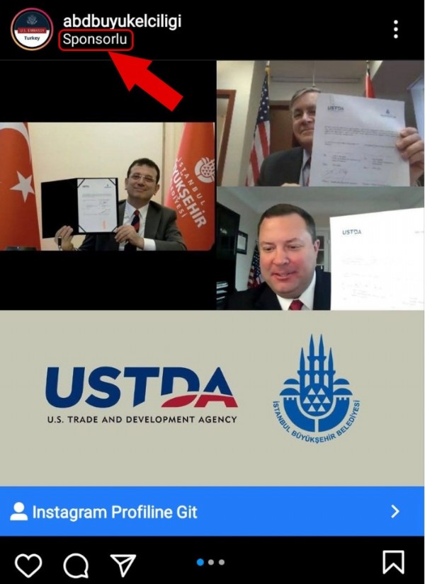 ABD Büyükelçiliği’nin İBB paylaşımına tepki yağdı!