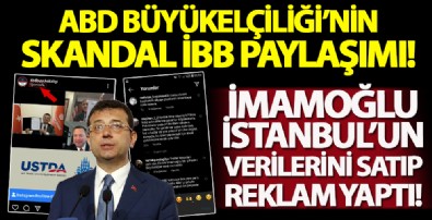 ABD Büyükelçiliği’nin İBB paylaşımına tepki yağdı!