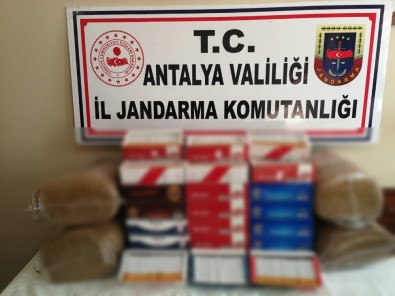 Antalya'da Jandarmadan Açıkta Tütün Satanlara Ceza