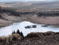 Çavdarhisar Baraj Göletinde Su Seviyesi Azaldı Haberi