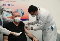 Cumhurbaşkanı Erdoğan Koronavirüs Aşısı Oldu