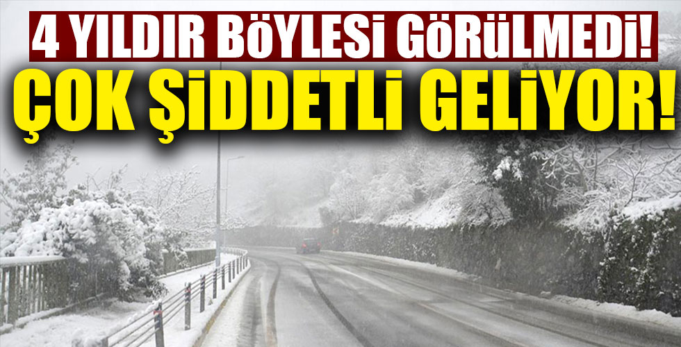 İstanbul’da yoğun kar yağışı bekleniyor!
