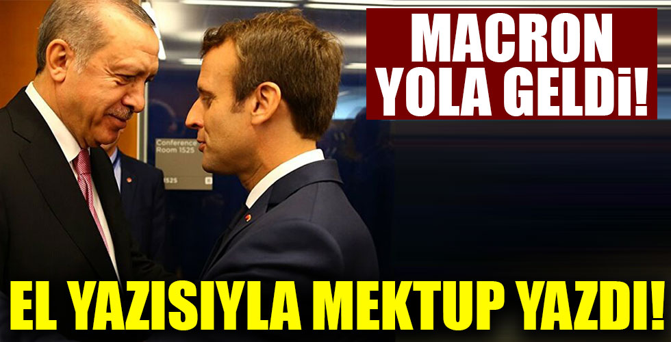 Macron efendi yola geldi! Bakan Çavuşoğlu duyurdu!