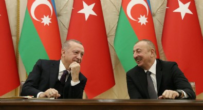 Başkan Erdoğan, Aliyev ile görüştü!