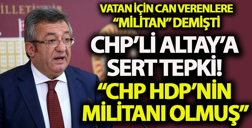 “CHP, vatan için can verenlere ‘Militan’ diyerek saldırıyor”