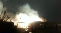 Hatay'da  Kopan Elektrik Telleri Kamışlık Alanda Yangın Çıkardı Haberi