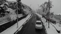 İstanbul'da Yağan Kar Havadan Böyle Görüntülendi Haberi
