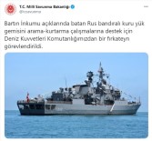 MSB Açıklaması 'Bartın'a Fırkateyn Görevlendirildi'