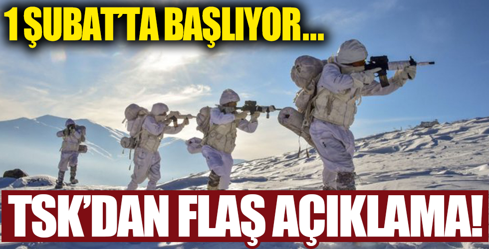 TSK'dan flaş açıklama: En kapsamlı tatbikat 1 Şubat'ta başlıyor