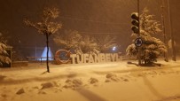 Beyaza Bürünen Tufanbeyli'de Belediye Ekiplerinin Yoğun Kar Mesaisi Haberi