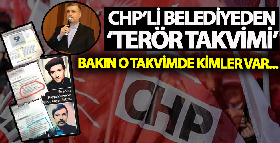 CHP'li Belediye'den 'TERÖR TAKVİMİ'
