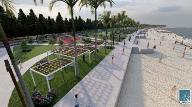 Kındılçeşme Sahil Projesinde Çalışmalar Başladı