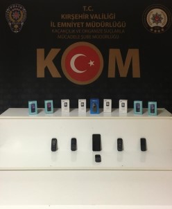 Kırşehir'de Kaçak Cep Telefonu Operasyonu Açıklaması 2 Gözaltı
