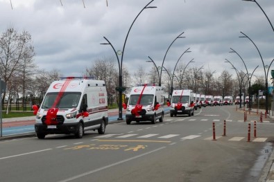 Ordu'ya 13 Yeni Tam Donanımlı Ambulans