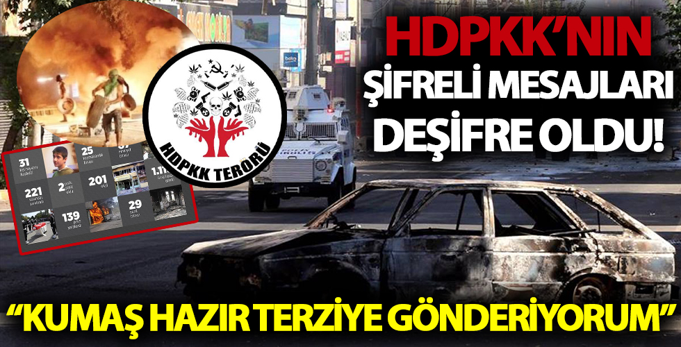 HDPKK'nın şifreli mesajları deşifre oldu!