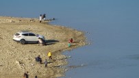 Kozan Barajı'nda Ürküten Kuraklık Manzarası